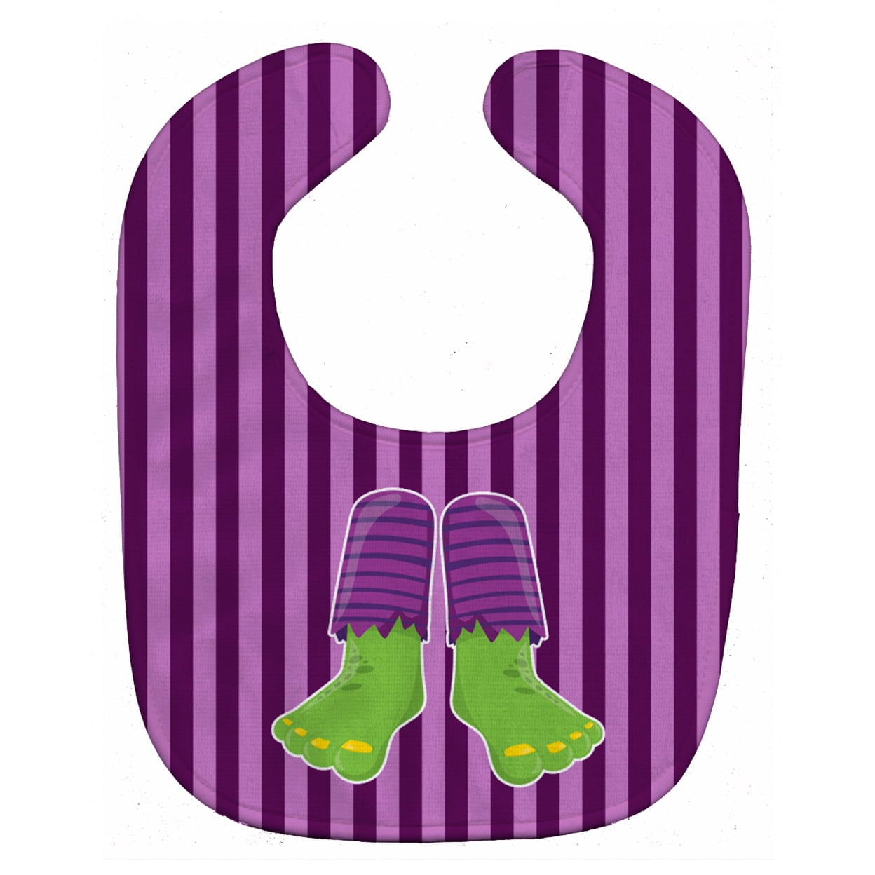 Halloween Frankenstein Feet Baby Bib