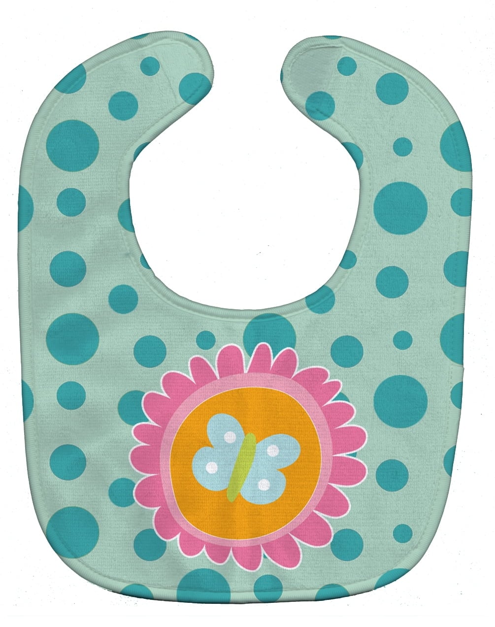Butterfly in Polkadots Baby Bib