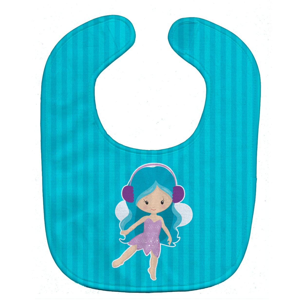 Blue Haired Fairy Baby Bib