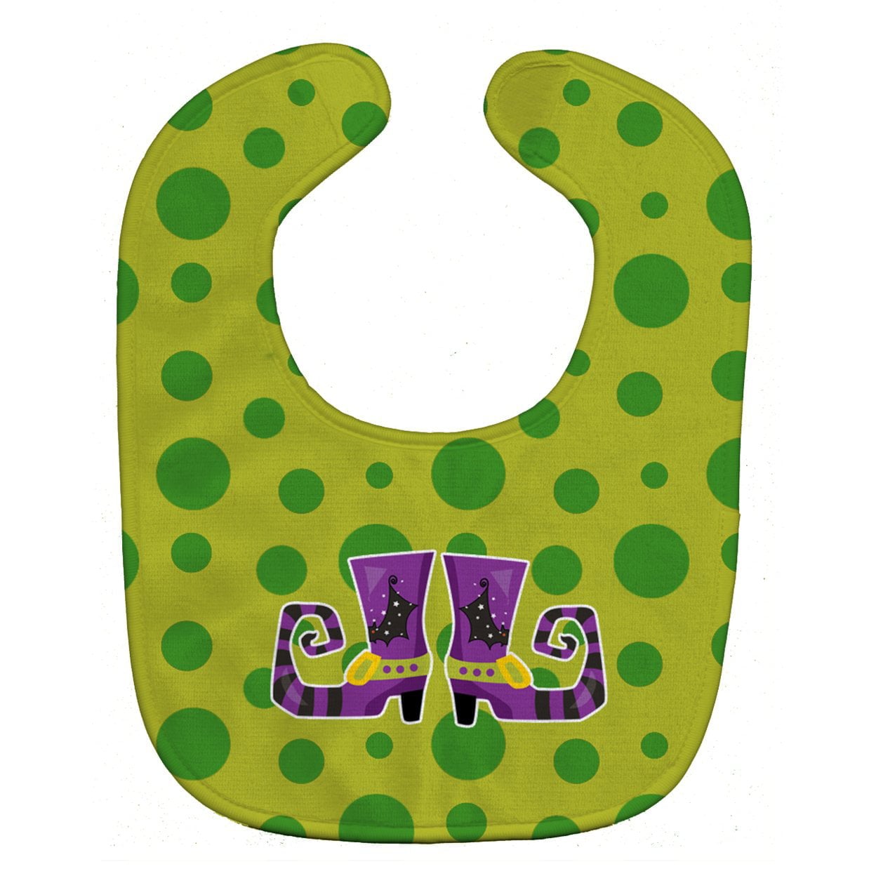 Halloween Witchs Shoes Baby Bib