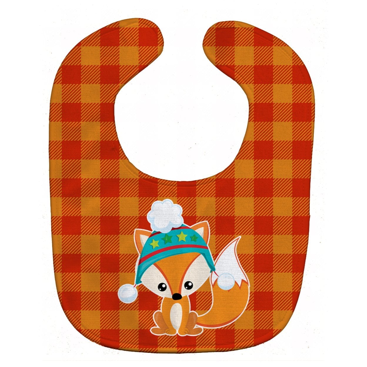 Christmas Fox Baby Bib