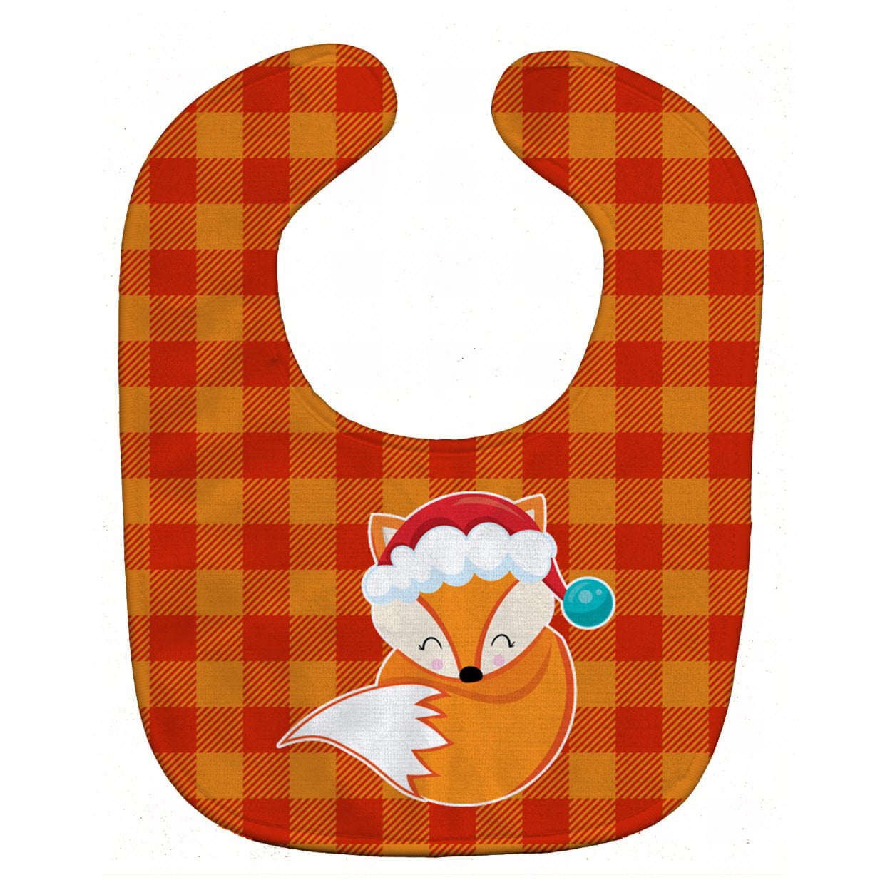 Christmas Fox Baby Bib