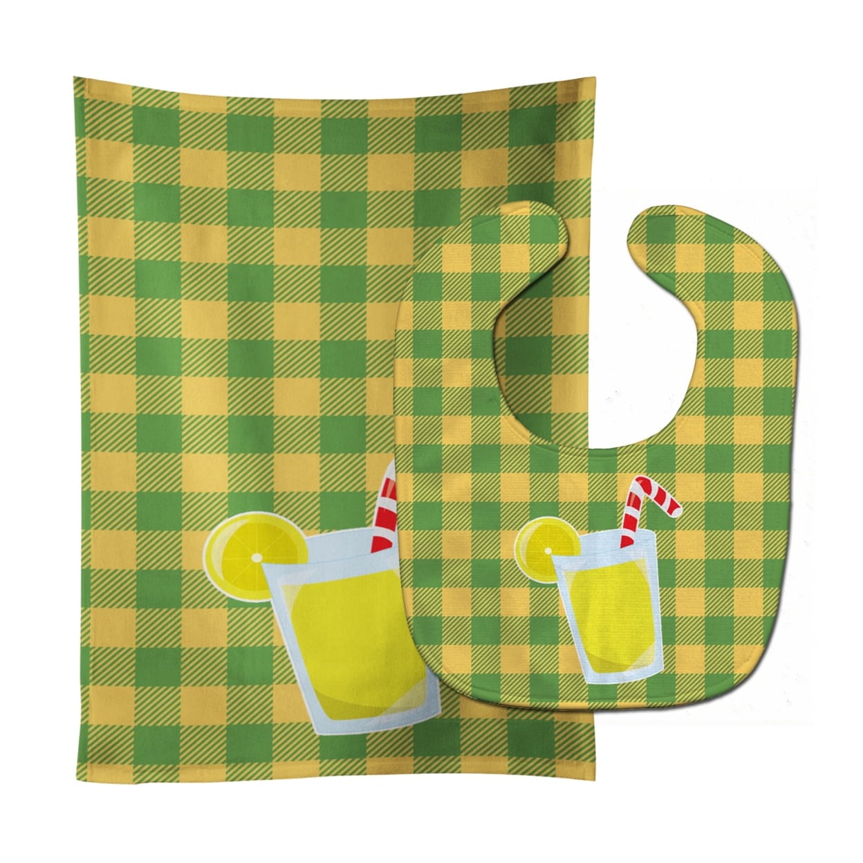 Backyard BBQ Lemonade No.1 Baby Bib & Burp Cloth