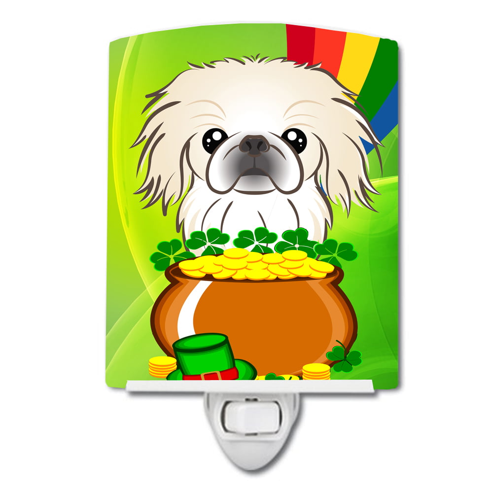 BB1965CNL Pekingese St. Patricks Day Ceramic Night Light