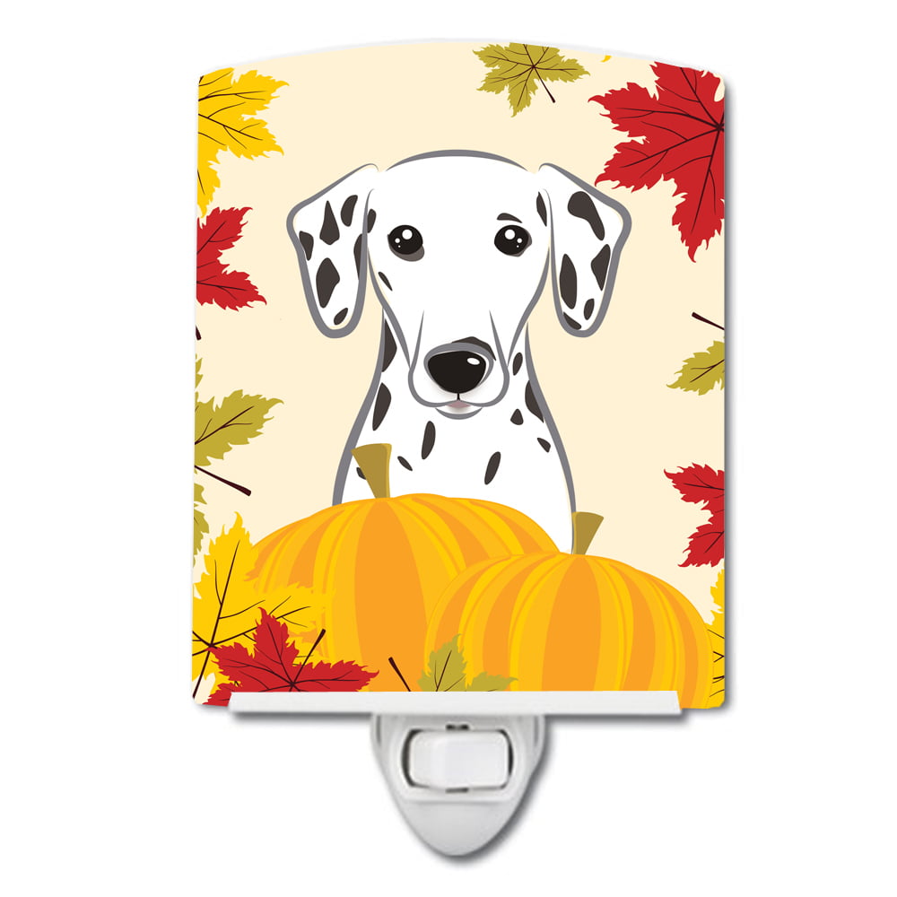 BB2016CNL Dalmatian Thanksgiving Ceramic Night Light