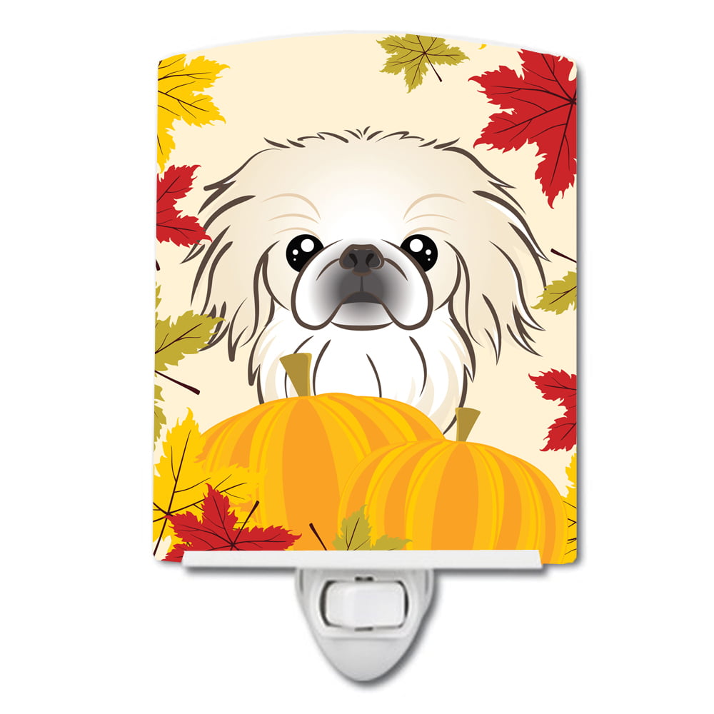 BB2027CNL Pekingese Thanksgiving Ceramic Night Light