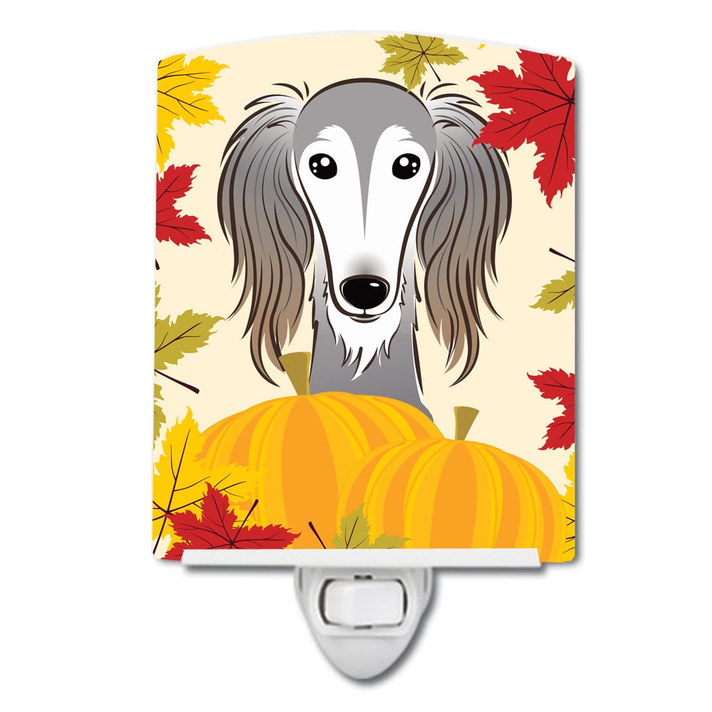 Saluki Thanksgiving Ceramic Night Light