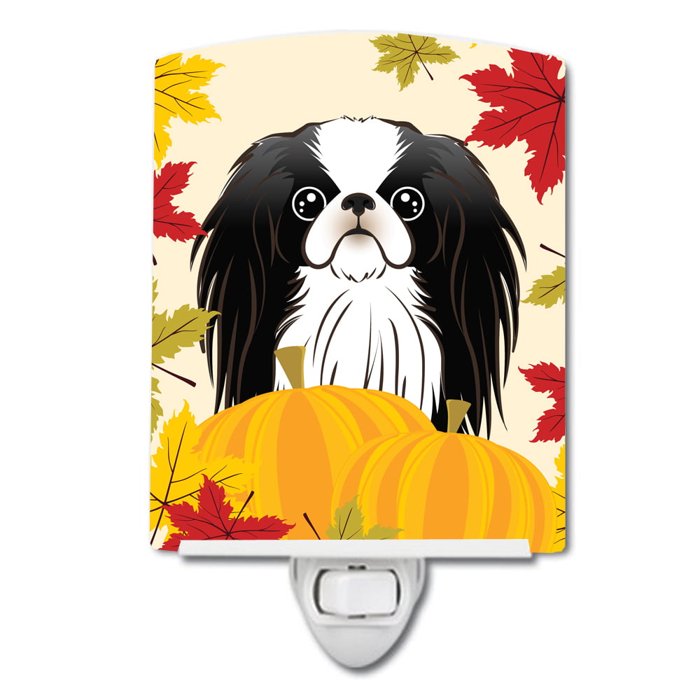 Japanese Chin Thanksgiving Ceramic Night Light