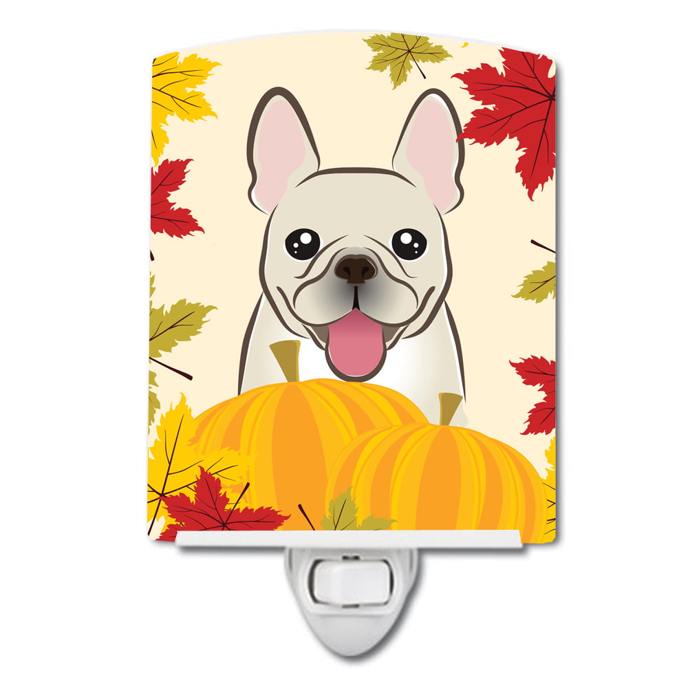 French Bulldog Thanksgiving Ceramic Night Light