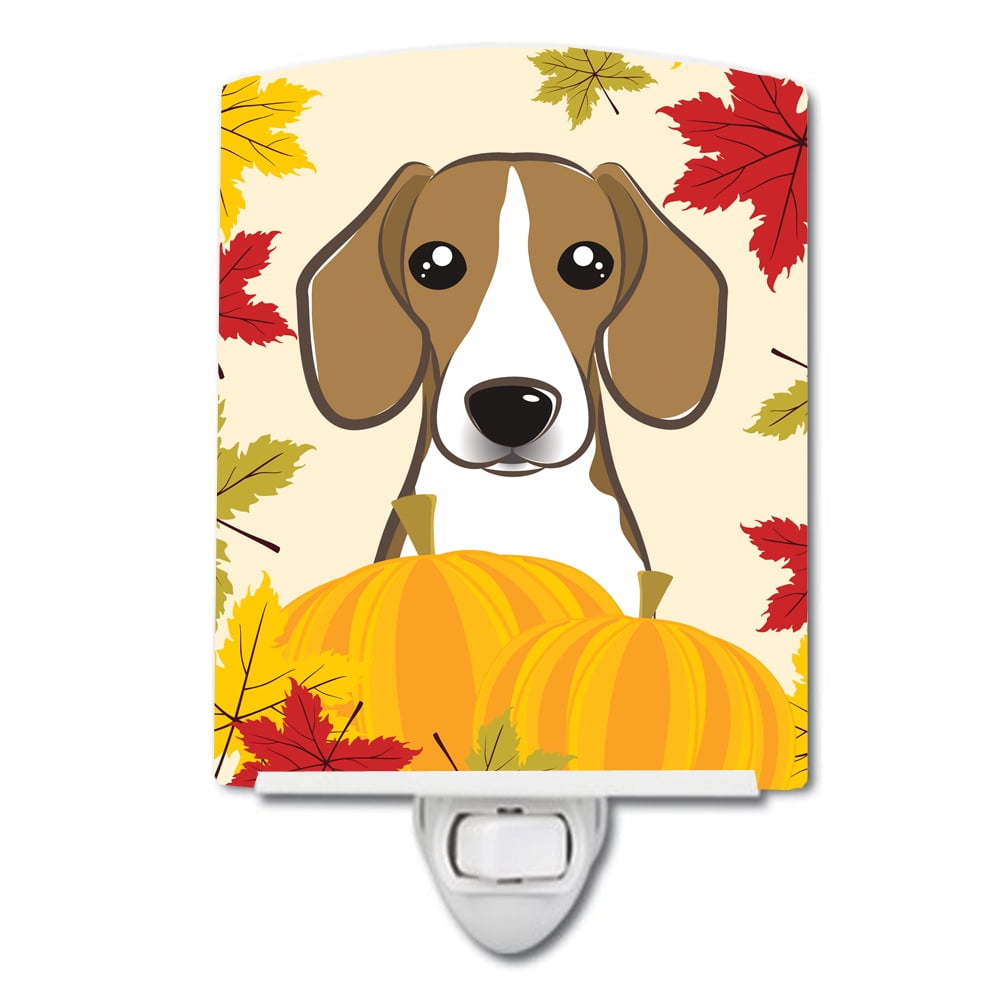BB2045CNL Beagle Thanksgiving Ceramic Night Light