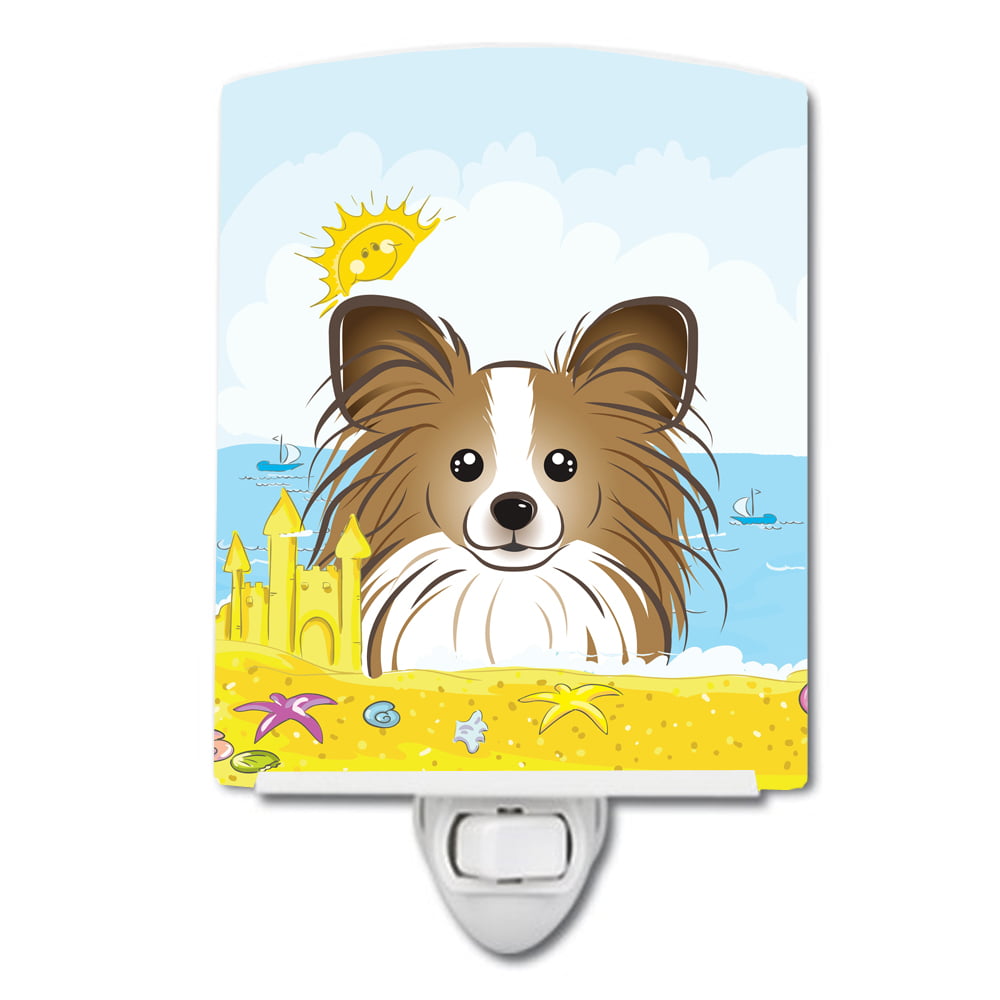 Papillon Summer Beach Ceramic Night Light