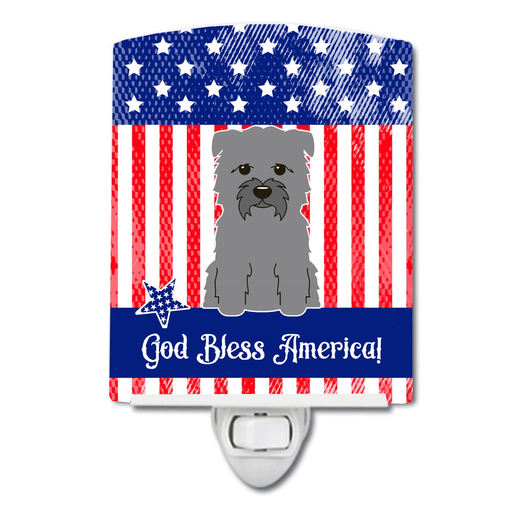 Patriotic USA Glen of Imal Grey Ceramic Night Light