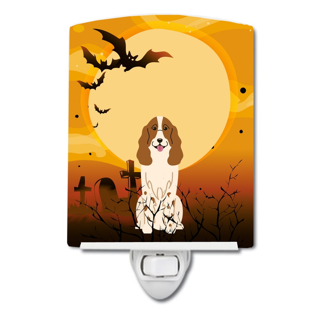 BB4297CNL Halloween Russian Spaniel Ceramic Night Light
