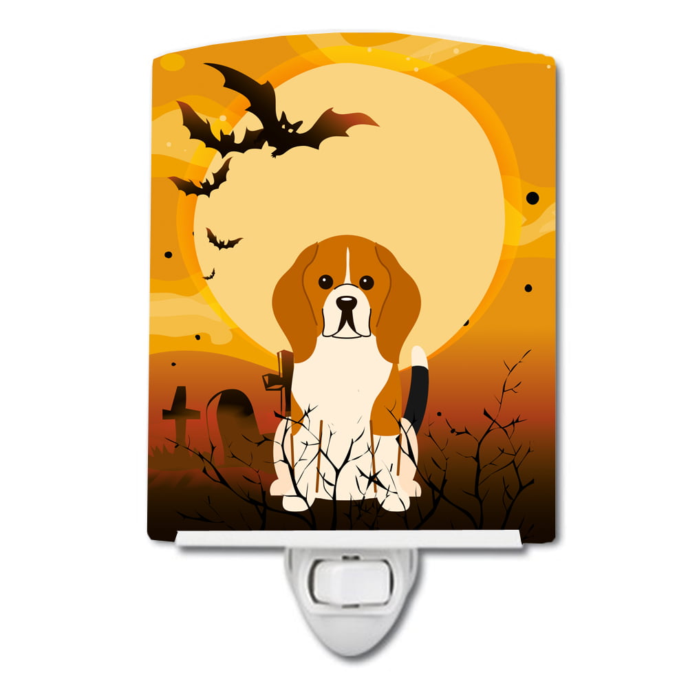 BB4306CNL Halloween Beagle Tricolor Ceramic Night Light