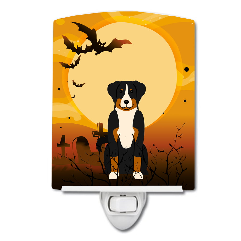 Halloween Appenzeller Sennenhund Ceramic Night Light