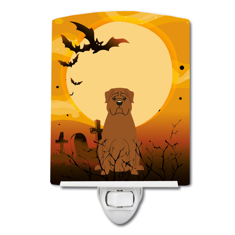 Halloween Dogue de Bourdeaux Ceramic Night Light