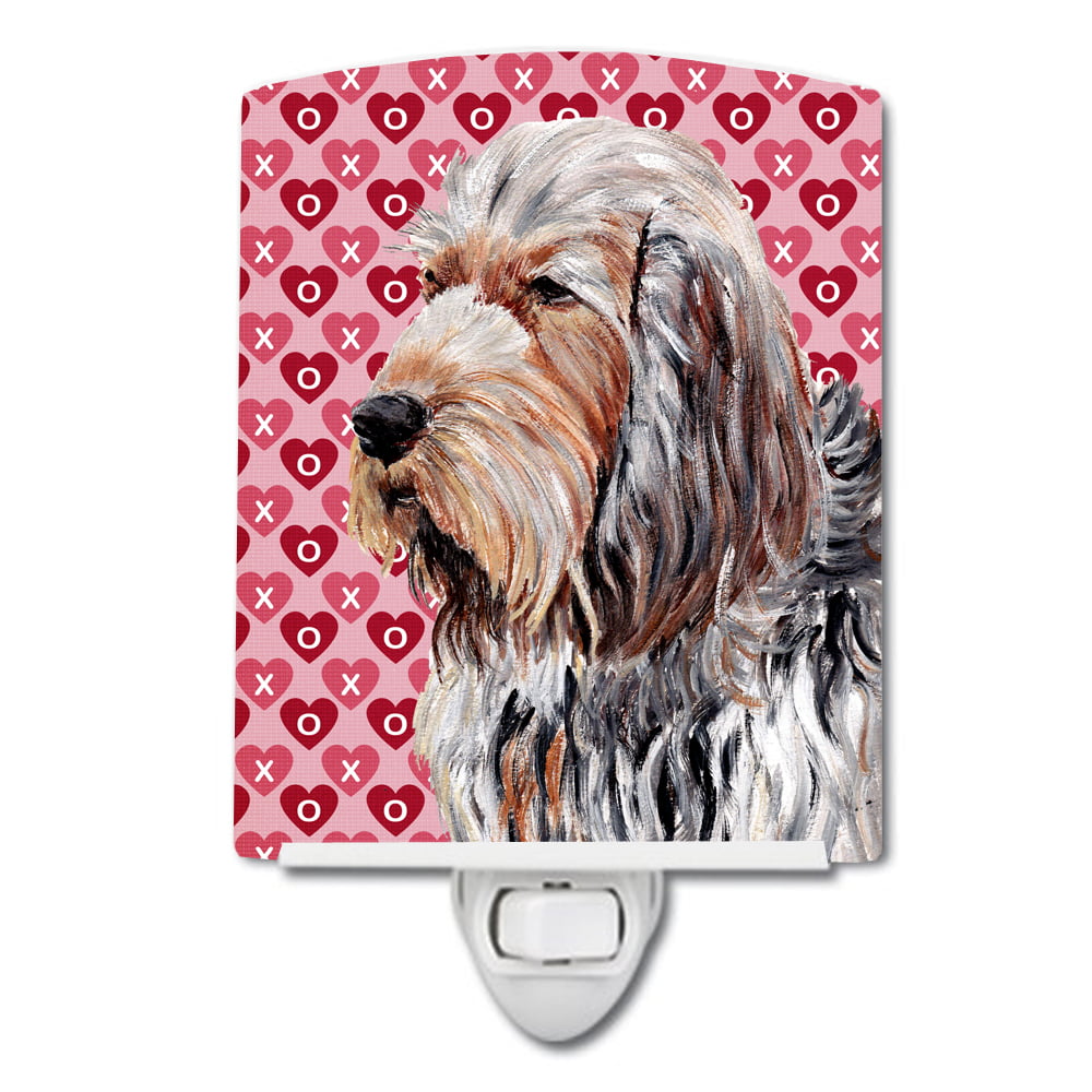 Otterhound Hearts & Love Ceramic Night Light