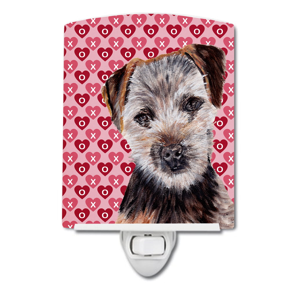 Norfolk Terrier Puppy Hearts & Love Ceramic Night Light