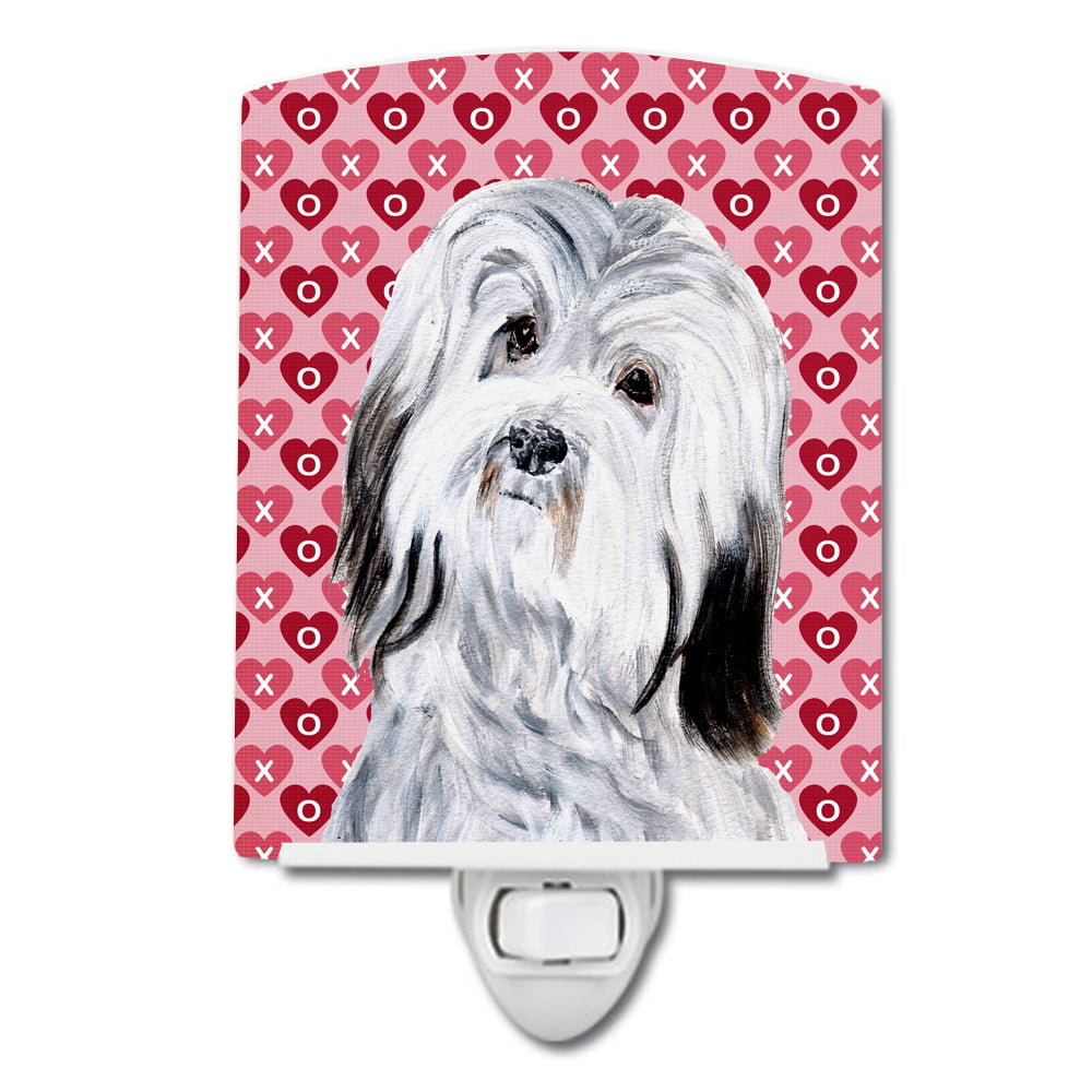 Havanese Hearts & Love Ceramic Night Light