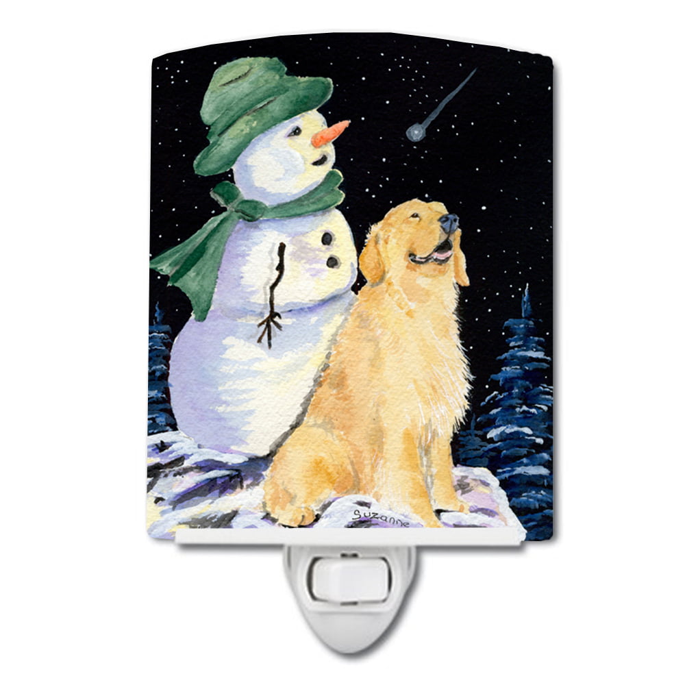 SS8577CNL Golden Retriever Ceramic Night Light
