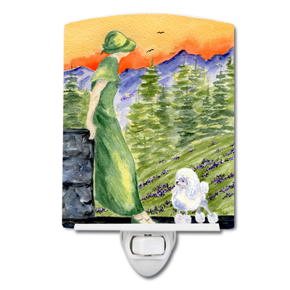 SS8618CNL Poodle Ceramic Night Light