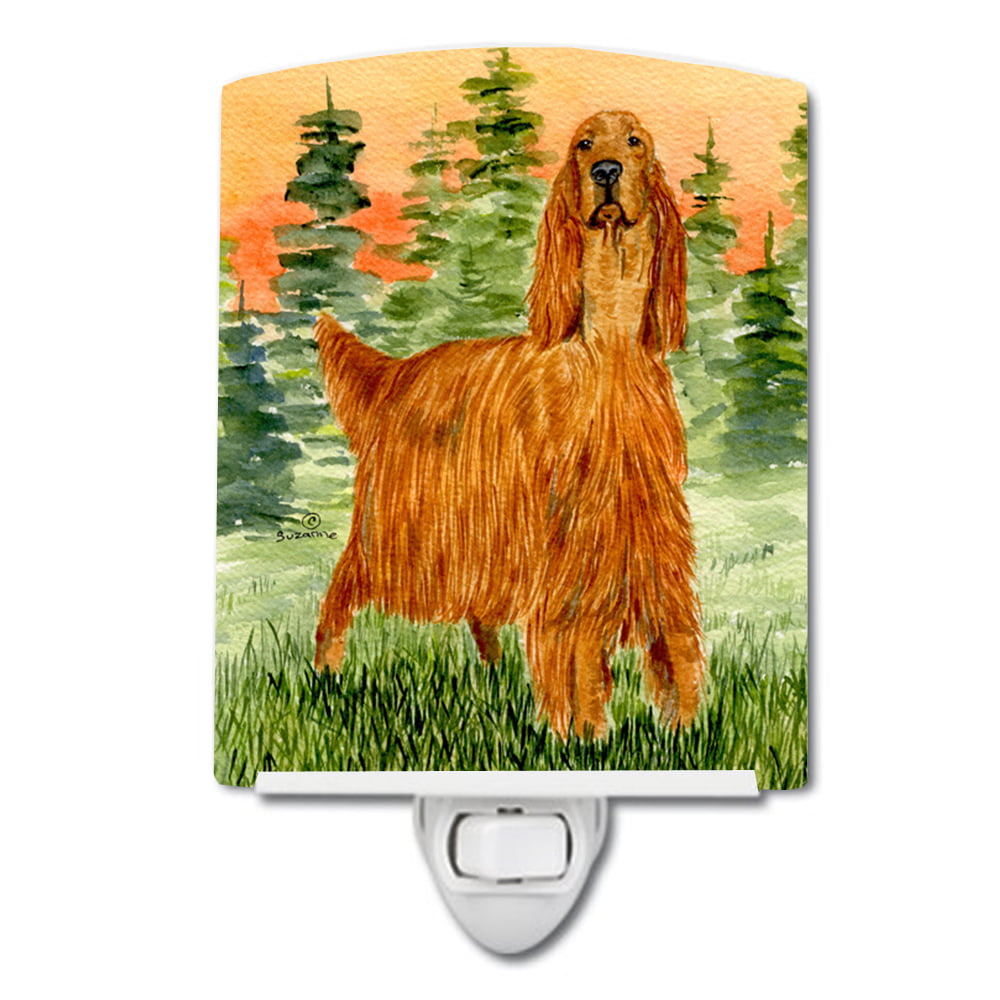 SS8625CNL Irish Setter Ceramic Night Light
