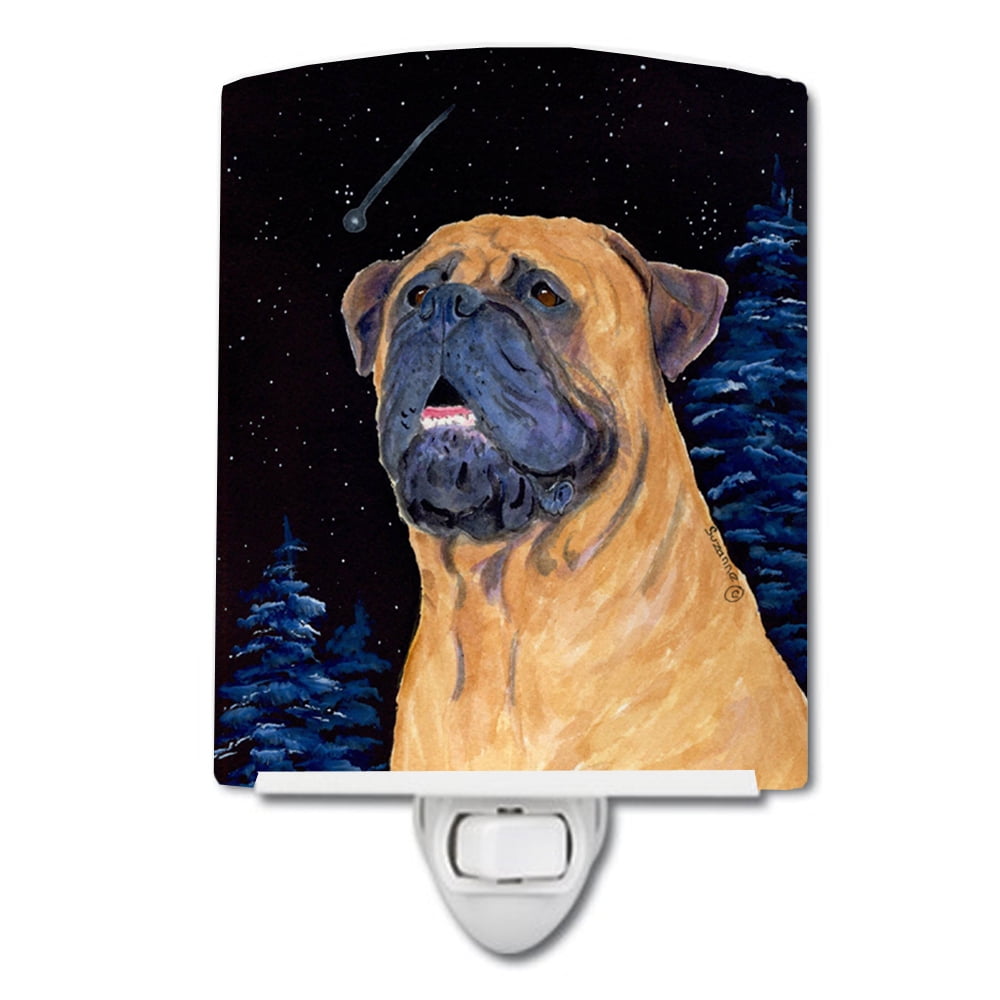 Bullmastiff Ceramic Night Light