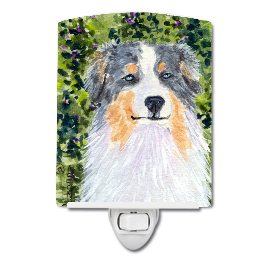 Australian Shepherd Ceramic Night Light