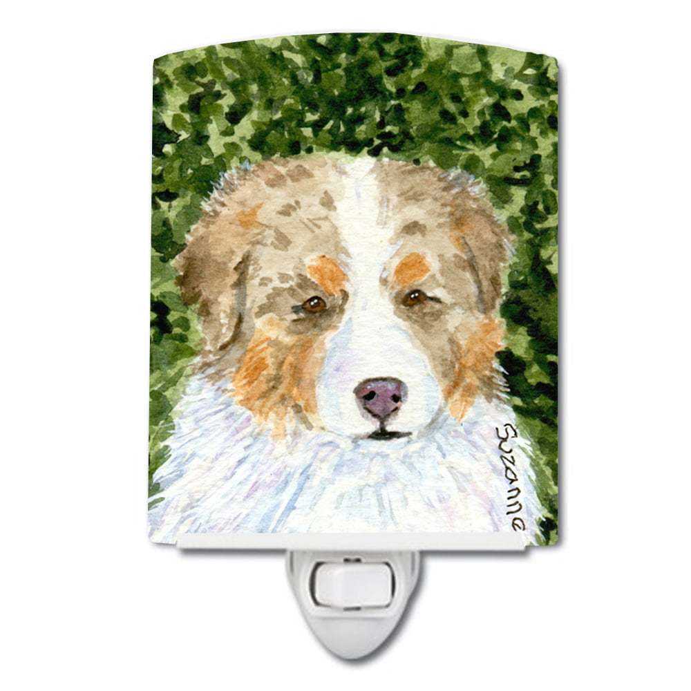 Australian Shepherd Ceramic Night Light