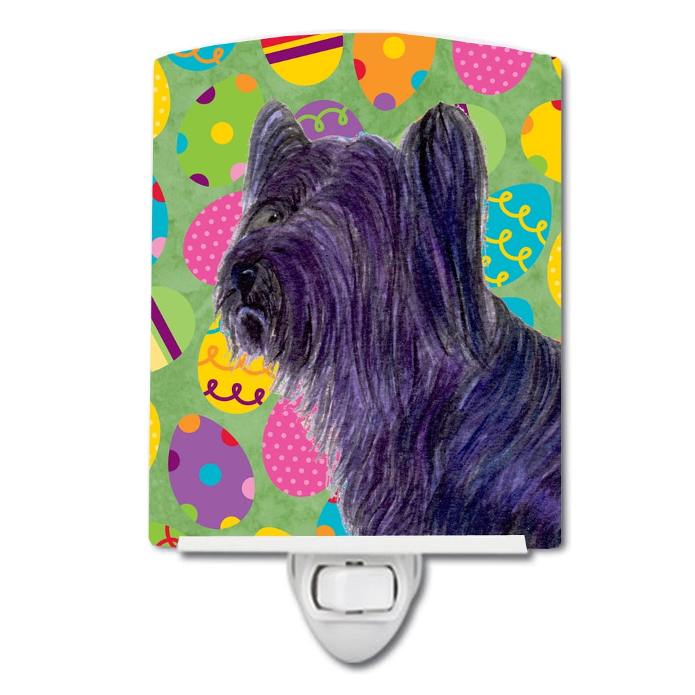 SS4808CNL Skye Terrier Easter Eggtravaganza Ceramic Night Light