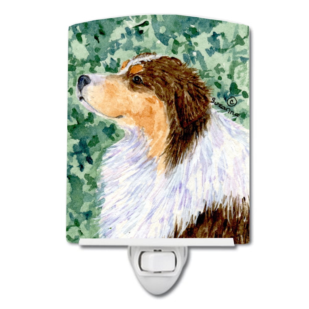 SS8738CNL Australian Shepherd Ceramic Night Light