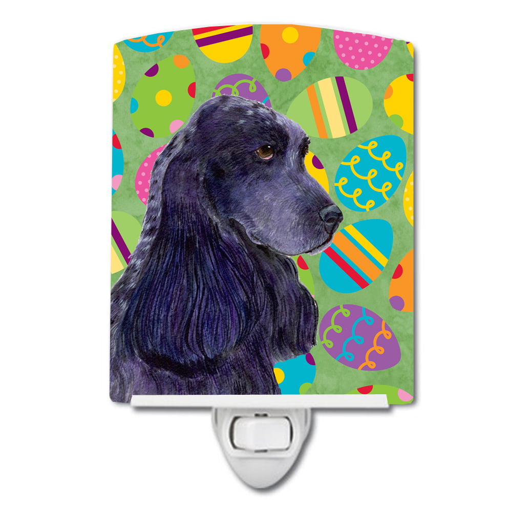 SS4816CNL Cocker Spaniel Easter Eggtravaganza Ceramic Night Light
