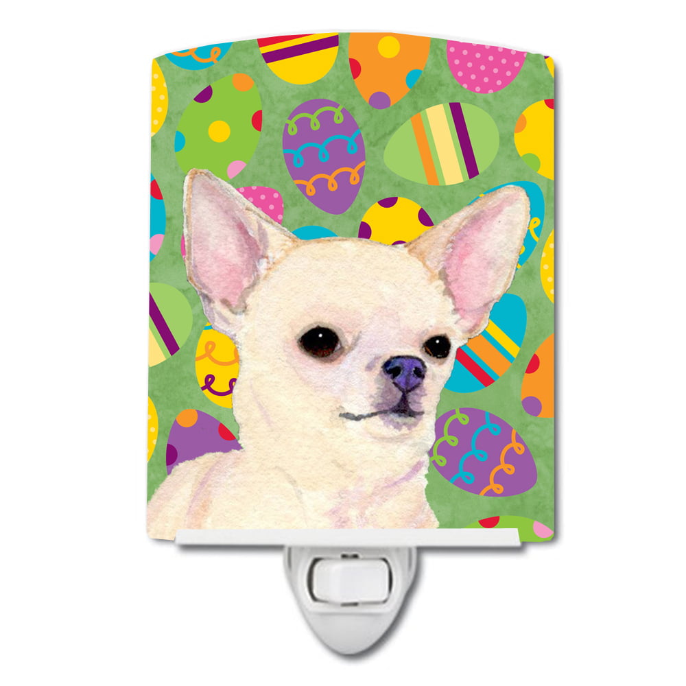 SS4817CNL Chihuahua Easter Eggtravaganza Ceramic Night Light