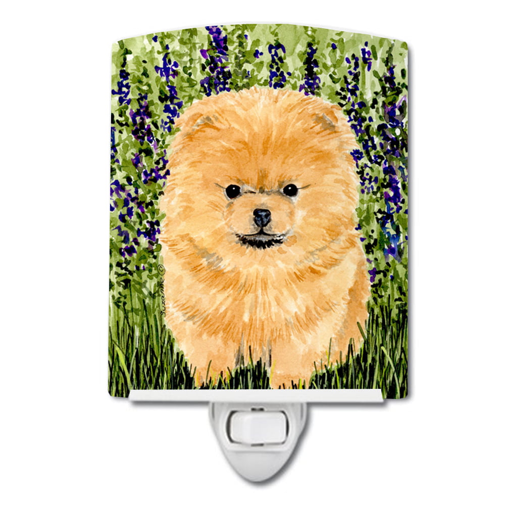 SS8746CNL Pomeranian Ceramic Night Light