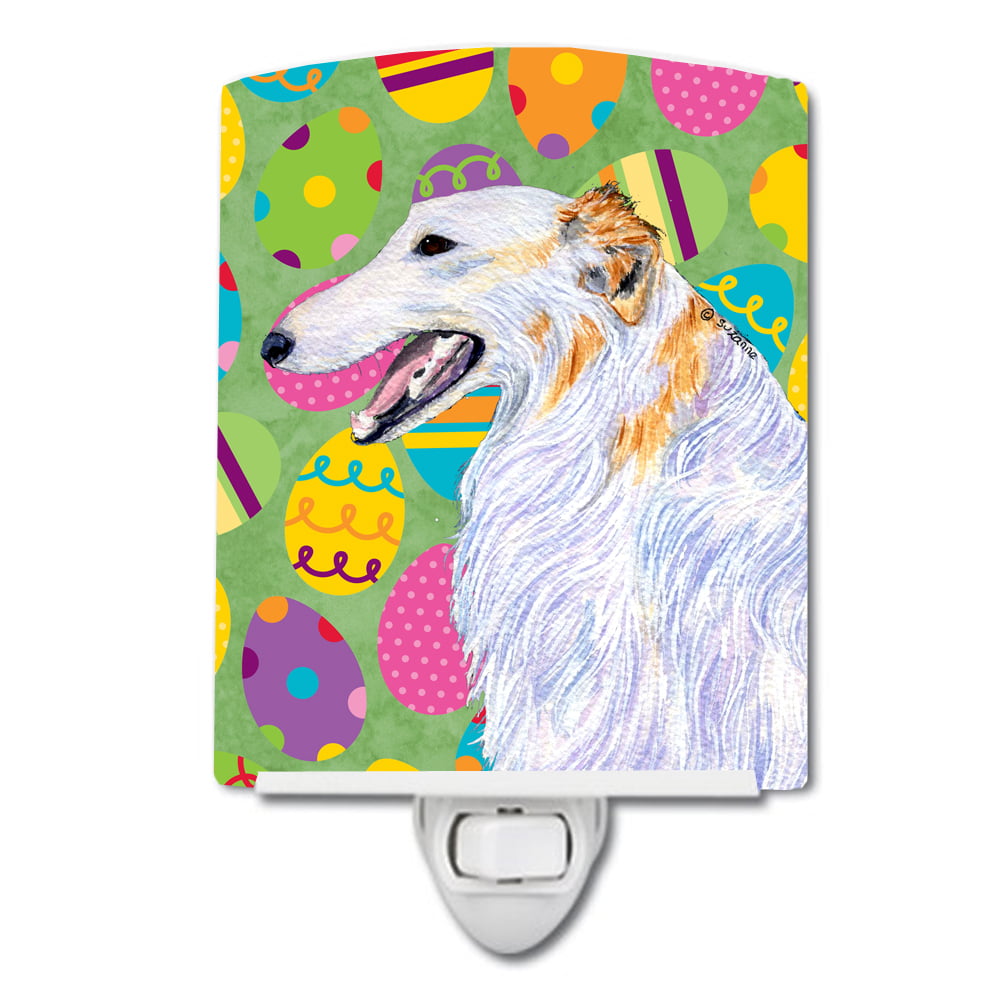 Borzoi Easter Eggtravaganza Ceramic Night Light