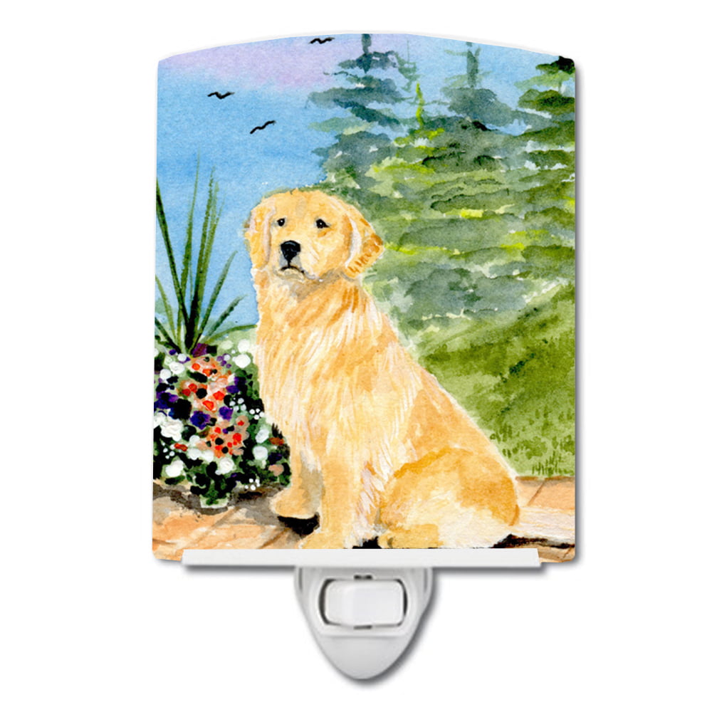 Golden Retriever Ceramic Night Light