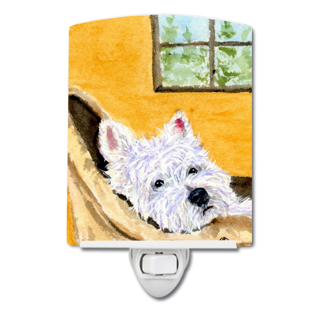 Westie Ceramic Night Light