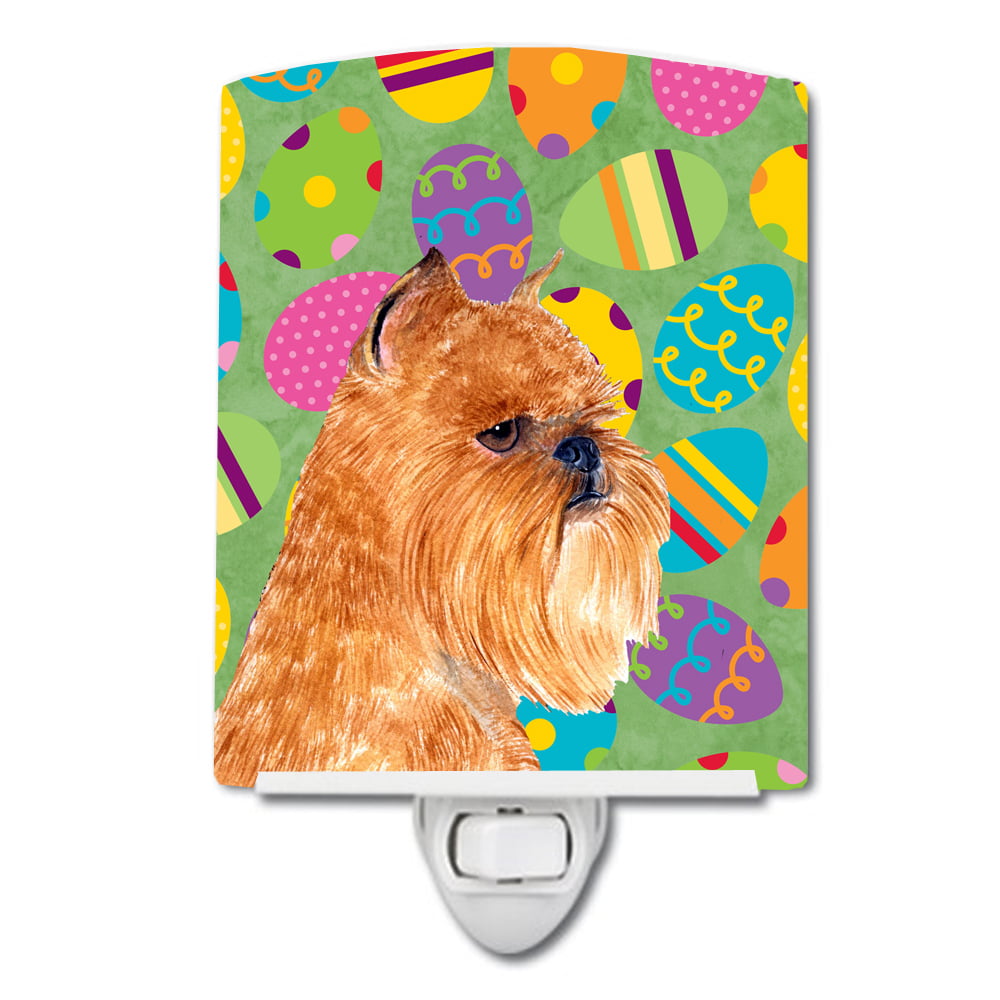SS4839CNL Brussels Griffon Easter Eggtravaganza Ceramic Night Light