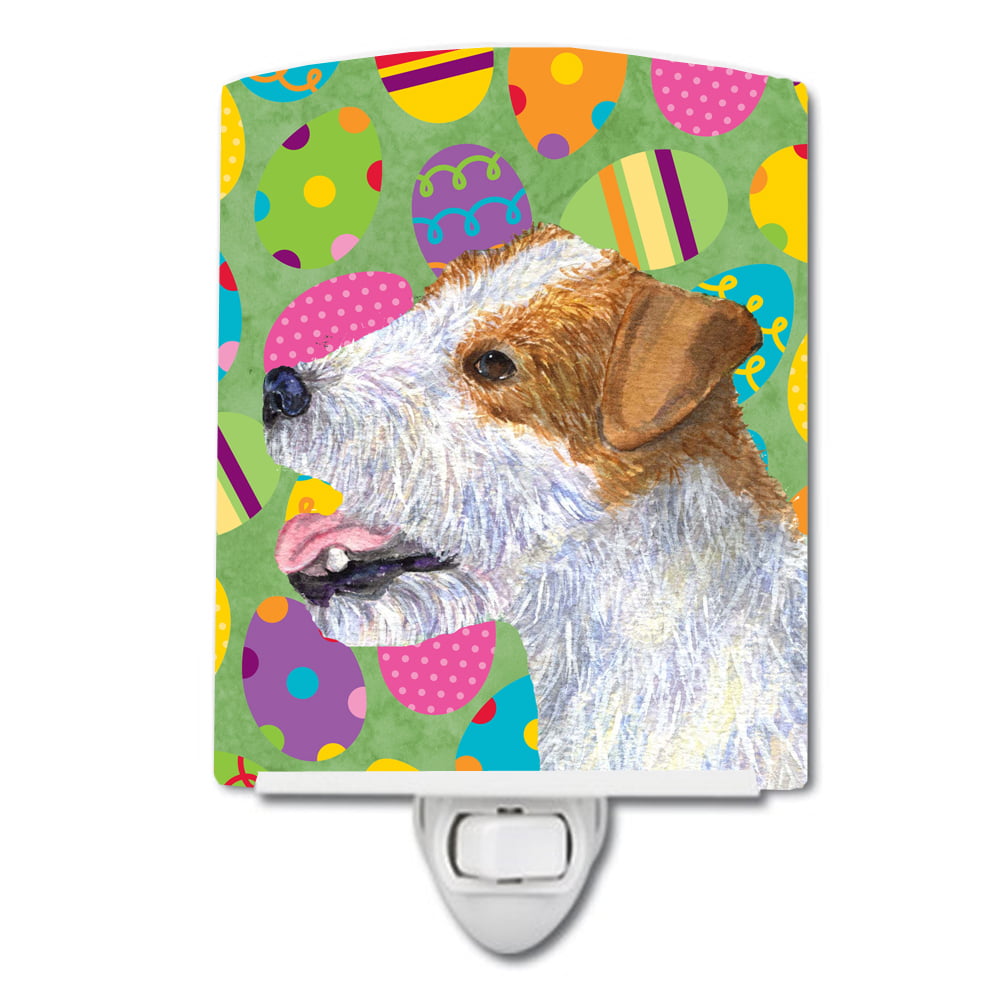 SS4849CNL Jack Russell Terrier Easter Eggtravaganza Ceramic Night Light
