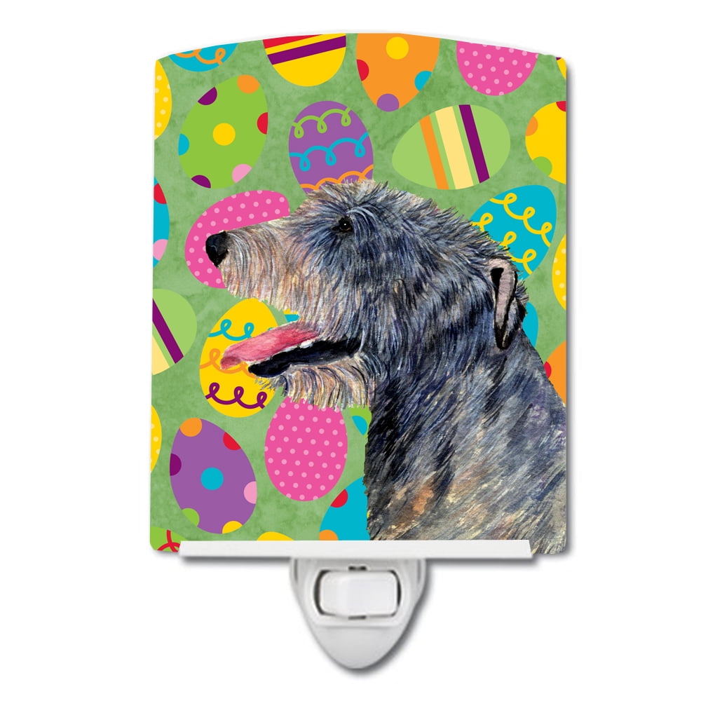 SS4851CNL Irish Wolfhound Easter Eggtravaganza Ceramic Night Light