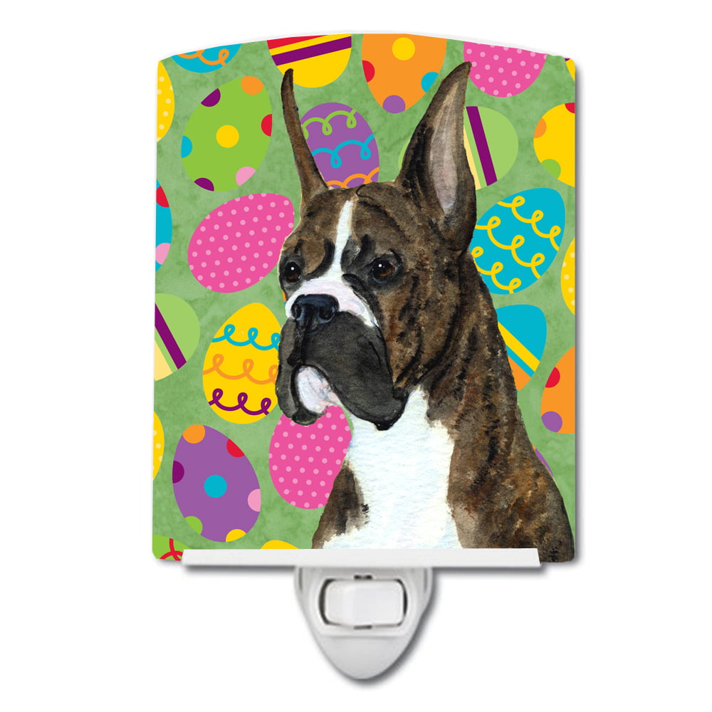 SS4853CNL Boxer Easter Eggtravaganza Ceramic Night Light