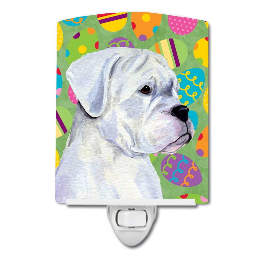 Boxer Easter Eggtravaganza Ceramic Night Light