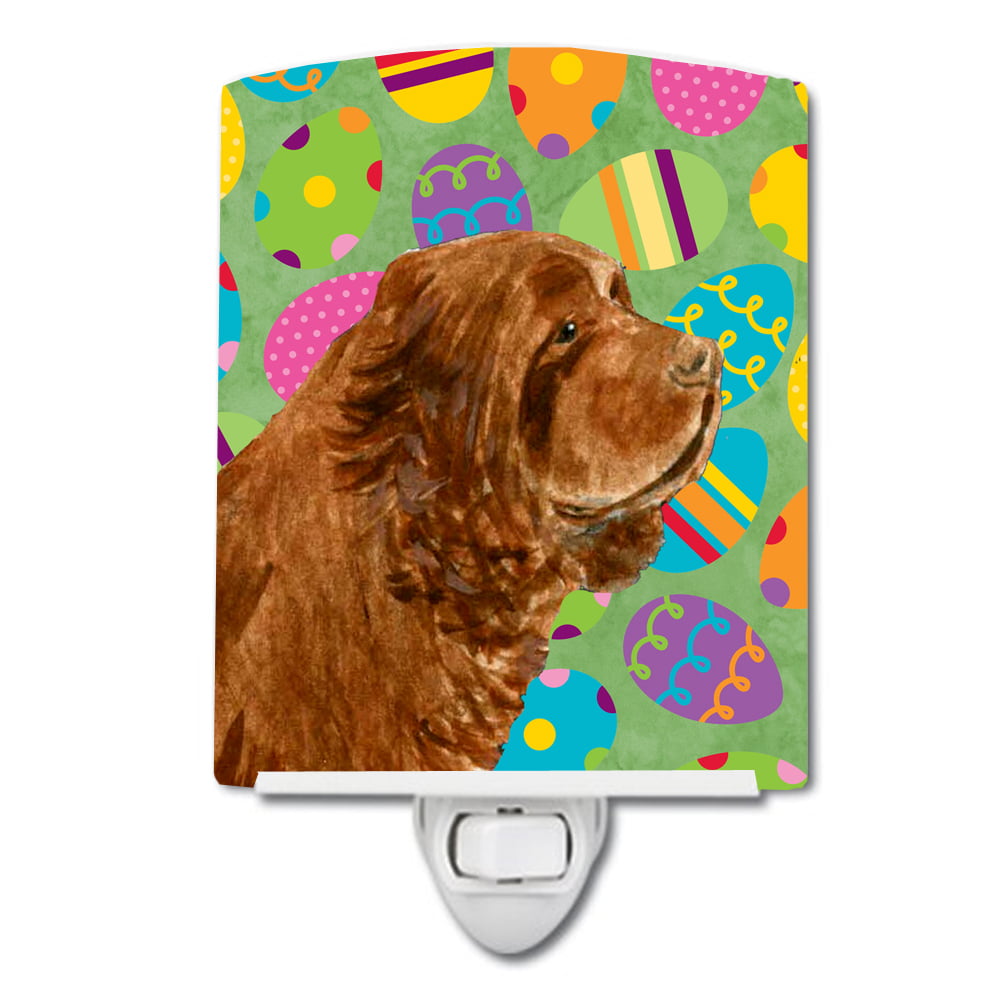 Sussex Spaniel Easter Eggtravaganza Ceramic Night Light