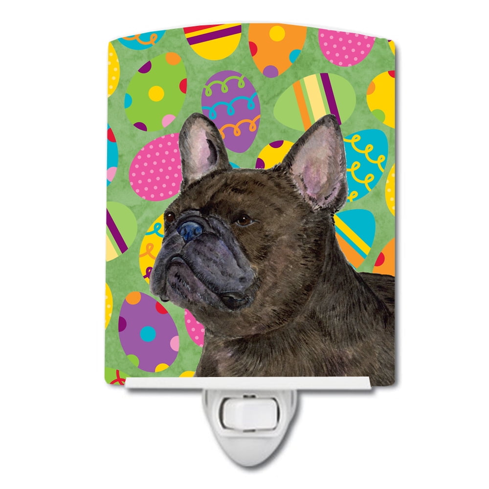 French Bulldog Easter Eggtravaganza Ceramic Night Light