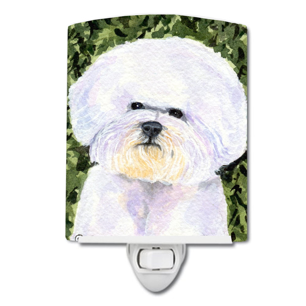 SS8829CNL Bichon Frise Ceramic Night Light