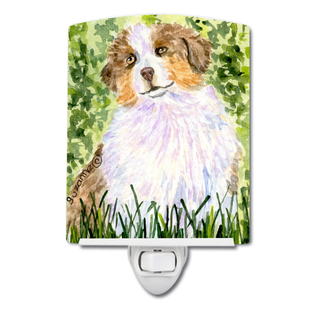 SS8844CNL Australian Shepherd Ceramic Night Light