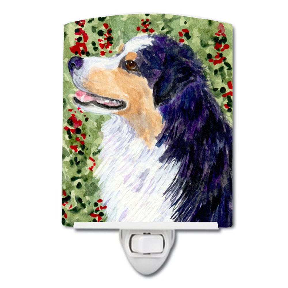 SS8845CNL Australian Shepherd Ceramic Night Light