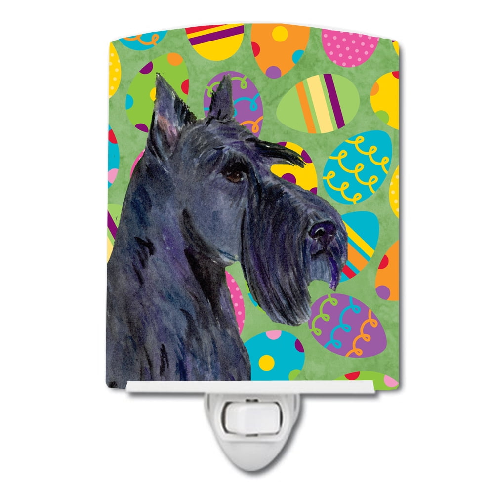 SS4874CNL Scottish Terrier Easter Eggtravaganza Ceramic Night Light