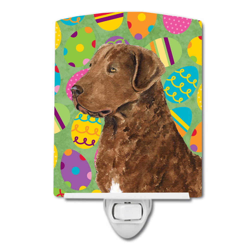 SS4876CNL Chesapeake Bay Retriever Easter Eggtravaganza Ceramic Night Light