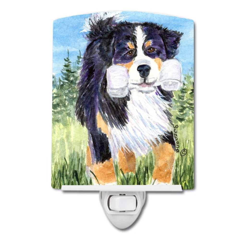 Bernese Mountain Dog Ceramic Night Light